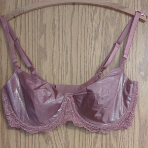 Victoria's Secret Shimmering Mauve Lace Bra